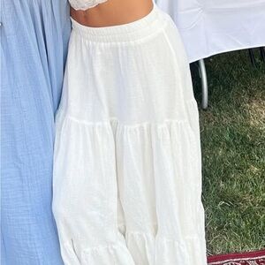 White Maxi Skirt